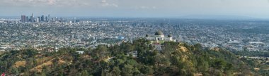 Los Angeles Panorama, Kaliforniya, Usa - Şehir ve Griffith Gözlemevi