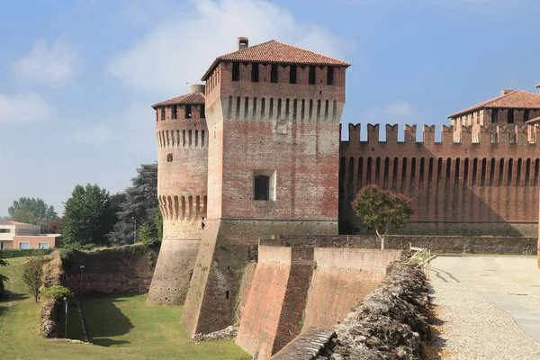 Castillo histórico de Soncino — Foto de Stock