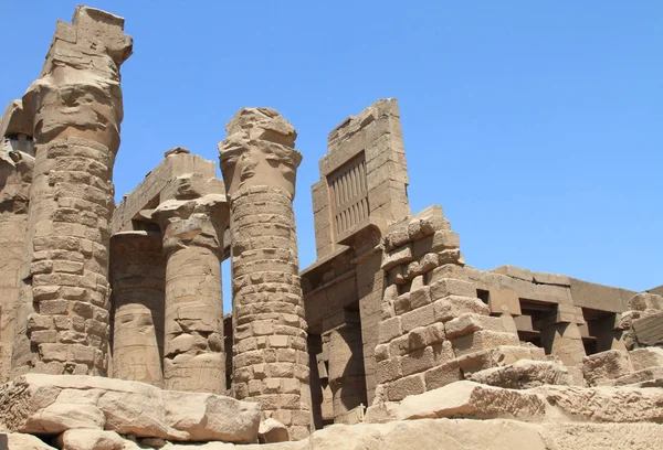 Tempio di Karnak rovine antiche — Foto Stock