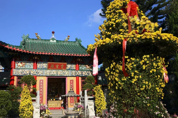 Templo chinês tradicional em Sheung Shui — Fotografia de Stock