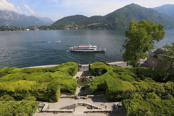 Jezioro Como z Villa Carlotta — Zdjęcie stockowe
