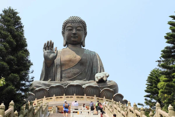 Velký buddha v hong Kongu — Stock fotografie