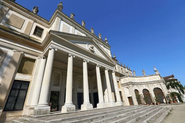 Středověká Architektura Villa Pisani Seznam Světového Dědictví Unesco Itálii — Stock fotografie