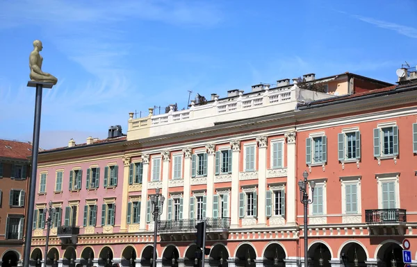 Colorida Plaza Del Mercado Niza Francia — Foto de Stock