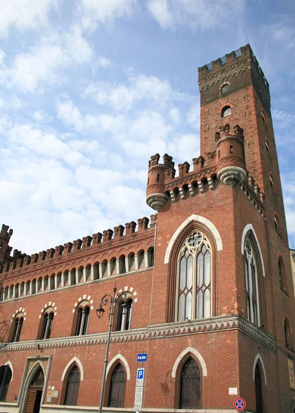 Centre Historique Médiéval Asti Italie — Photo