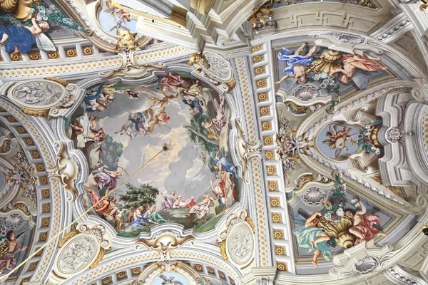 Stupinigi Italia Abril 2015 Gran Interior Del Palacio Stupinigi Abril — Foto de Stock