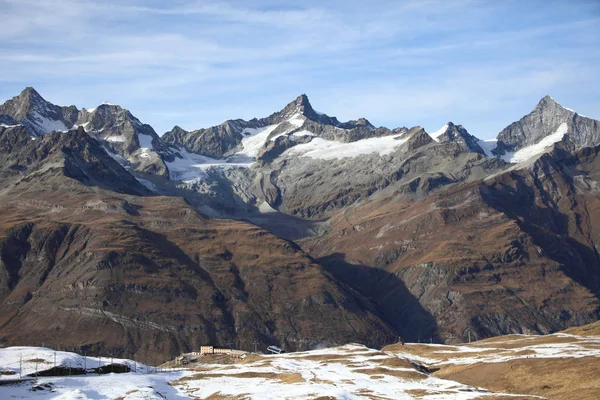 Paisaje Alpino Ruta Senderismo Matterhorn Suiza —  Fotos de Stock