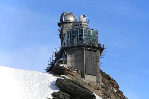 Jungfraujoch Switzerland Nov 2015 Jungfrau Observatory Summit Nov 2015 Jungfraujch — Stock Photo, Image
