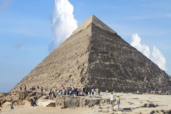 Káhira Září 2010 Giza Pyramidy Světového Dědictví Unesco Září 2010 — Stock fotografie