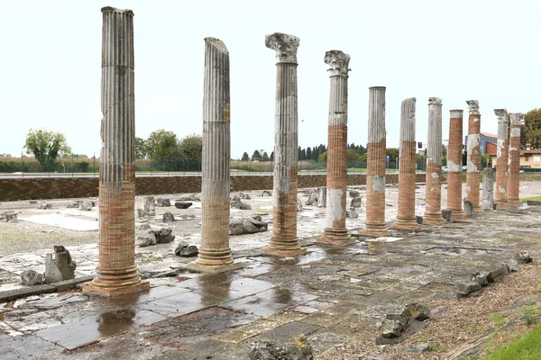 Aquileia, Antik Roma kenti ve Unesco Dünya Mirası, İtalya, arkeolojik alanına