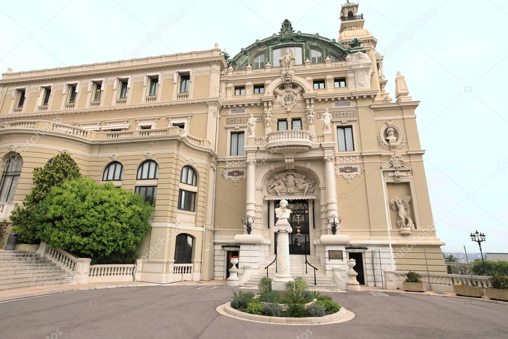 beautiful architecture of Monte Carlo, Monaco