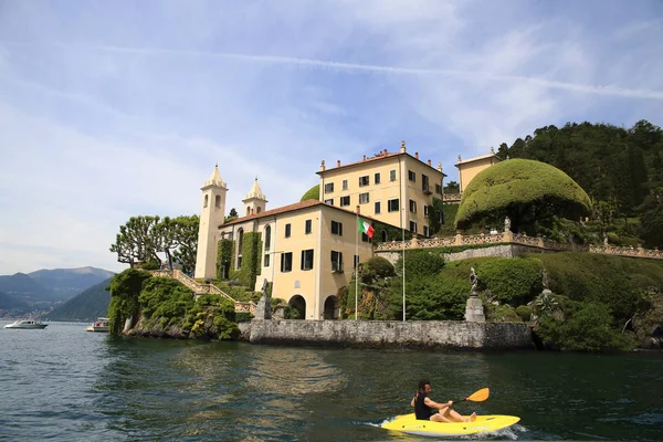 Lenno Włochy Maja 2016 Roku Villa Balbianello Del Widokiem Jezioro — Zdjęcie stockowe