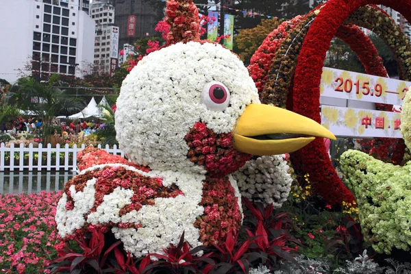 毎年恒例の香港フラワー ショーが香港 中国に 2015 日にビクトリア公園で開催されます香港 2015 — ストック写真