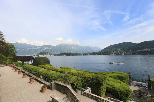 Tremezzo Italien Maj 2016 Garden Villa Carlotta Vetter Mot Comosjön — Stockfoto
