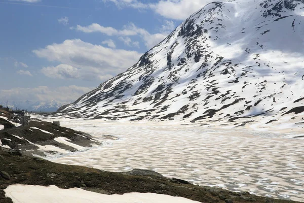 Paisaje Alpino Del Paso Bernina Poschiavo Suiza —  Fotos de Stock