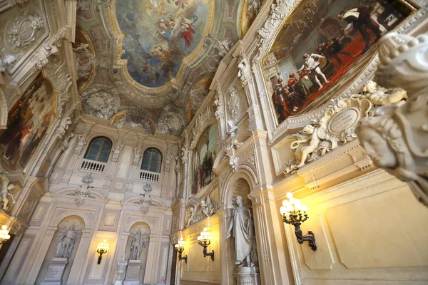 Turin Italien Mai 2016 Grand Interior Palazzo Reale Mai 2016 — Stockfoto