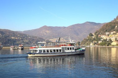 beautiful scenery at lake Como, Italy