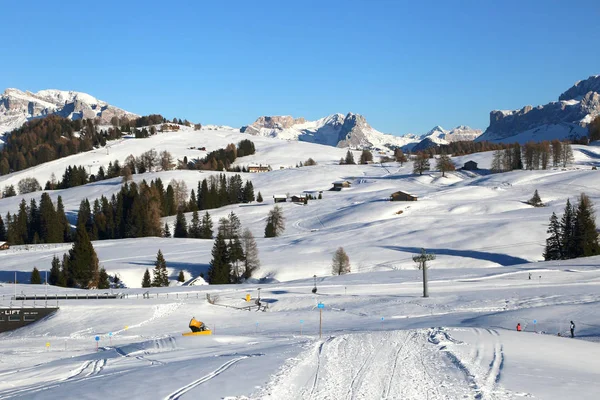 Dolomites Mountain Seiser Alm Unesco Natural World Heritage Italy — Stock Photo, Image