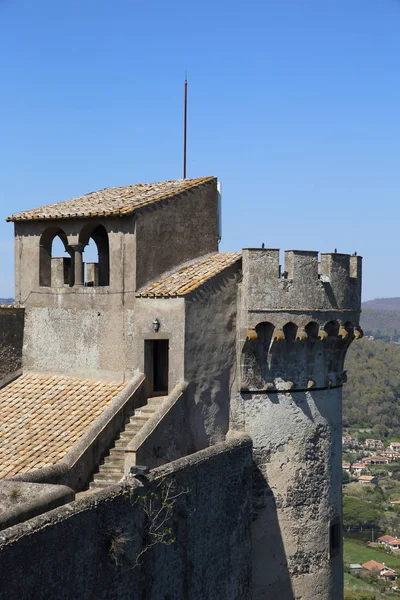 Historická Věž Castello Orsini Odescalchi Bracciana Provincii Řím — Stock fotografie