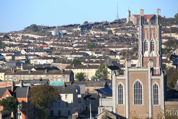 Catedral Paisaje Urbano Cork Irlanda —  Fotos de Stock