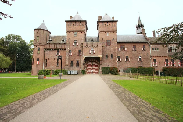 Castle Haar Wahrzeichen Der Mittelalterlichen Burg Den Niederlanden — Stockfoto