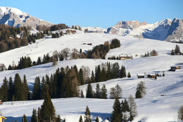 Dolomites Mountain Seiser Alm Unesco Natural World Heritage Italy — Stock Photo, Image