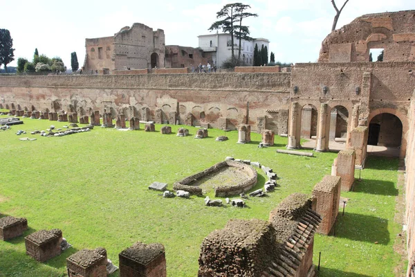 Rzym Włochy Marca 2009 Starożytne Ruiny Forum Rzymskiego Marca 2009 — Zdjęcie stockowe