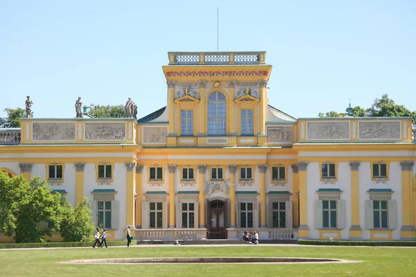 Varsóvia Polônia Maio 2008 Wilano Palace Jardim Maio 2008 Varsóvia — Fotografia de Stock