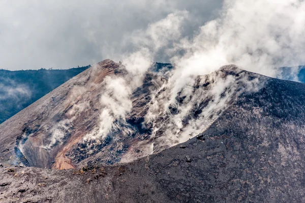 Cratere del Mt. Vulcano Rinjani — Foto Stock