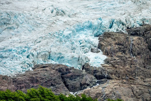 Die Gletscher rund um den Wüstensee (lago del desierto)) — Stockfoto