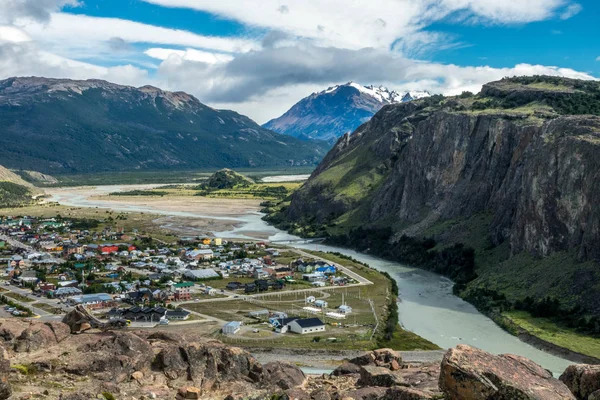 Das Dorf el chalten — Stockfoto