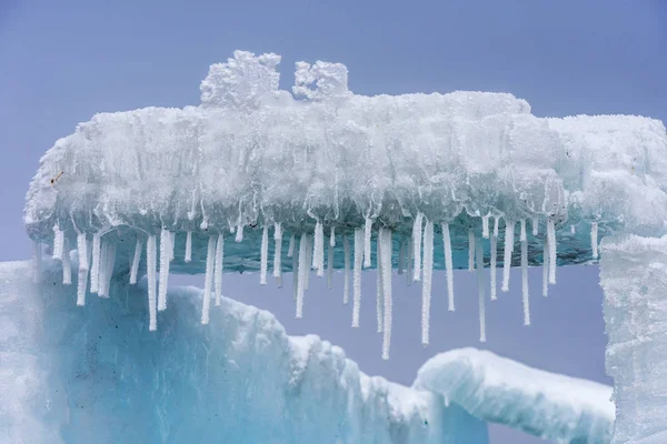 Os cristais de gelo — Fotografia de Stock
