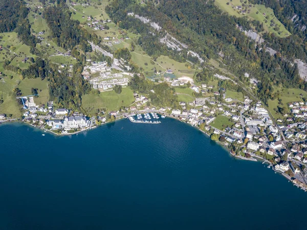 De stad Vitznau — Stockfoto