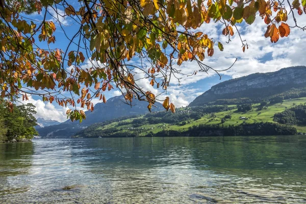 Het meer van Luzern — Stockfoto