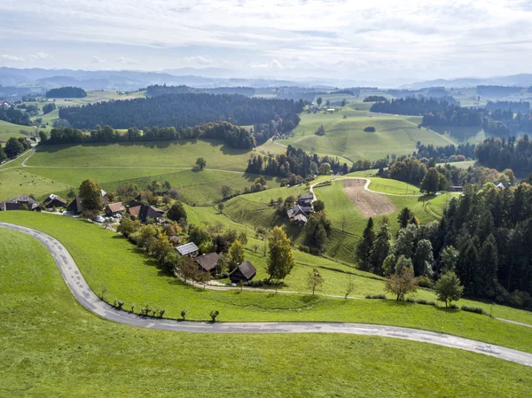 Pohled z ptačí perspektivy Burgdorf — Stock fotografie