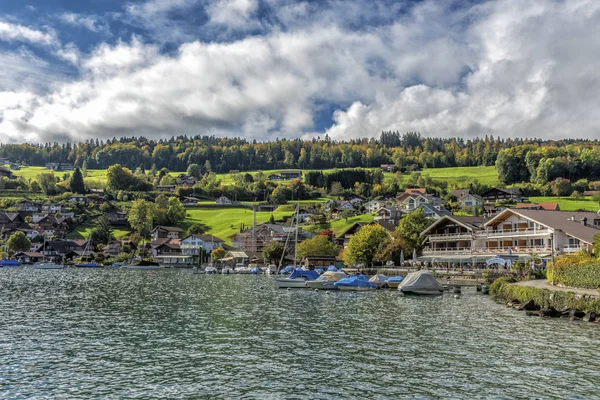 Fantastische droom als swiss alpine berg — Stockfoto