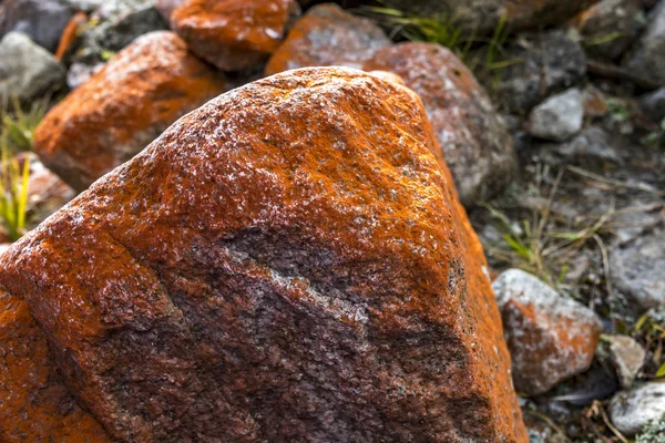 A pedra vermelha — Fotografia de Stock