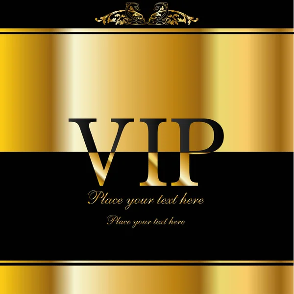 VIP πρότυπο ευχετήριας κάρτας — Διανυσματικό Αρχείο