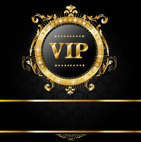 VIP üdvözlőlapsablon — Stock Vector