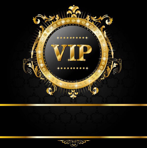 vip greeting card template