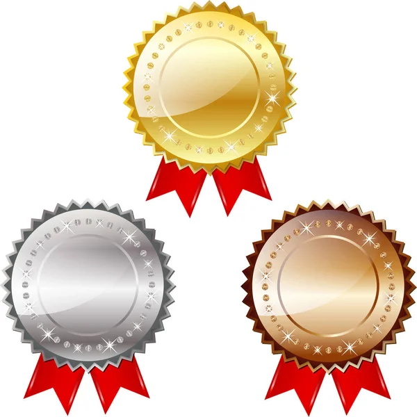 Awards icons set — Stockvector