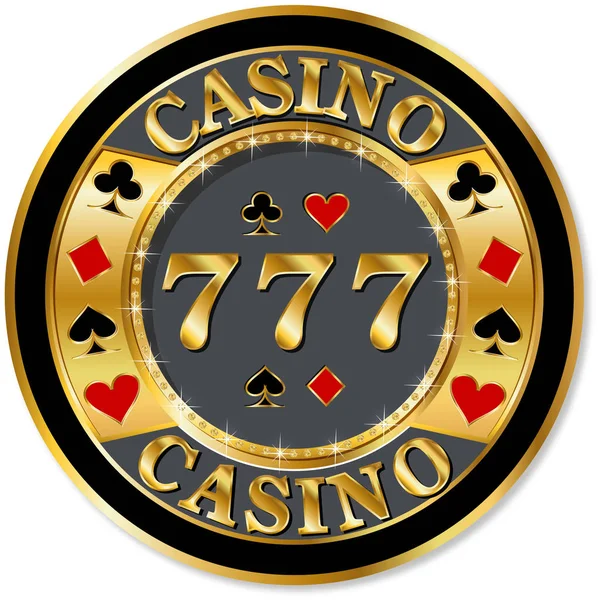 Altın poker chip simgesi