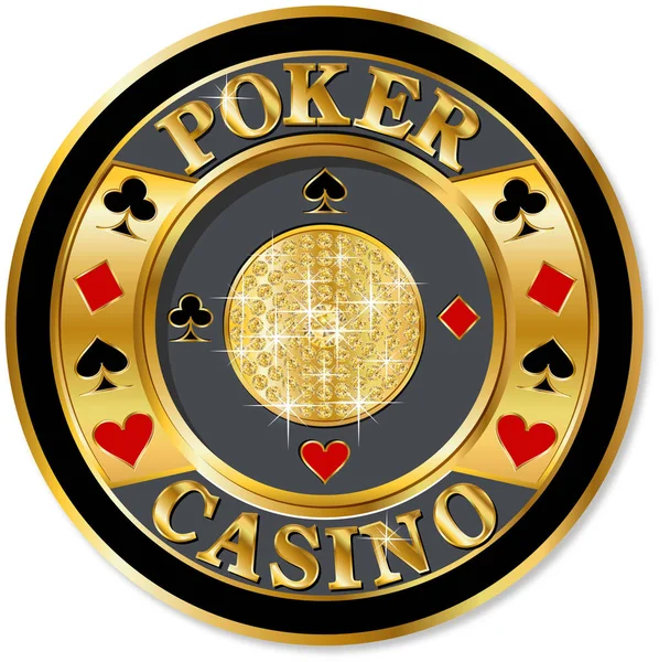 Altın poker chip simgesi