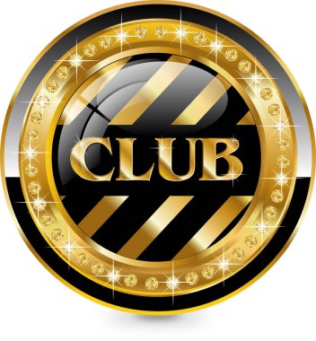 Club yuvarlak etiket 