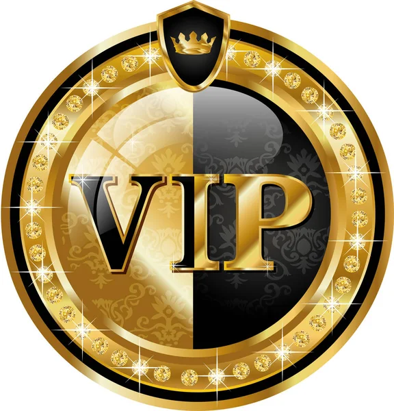 VIP kolo popisek — Stockový vektor