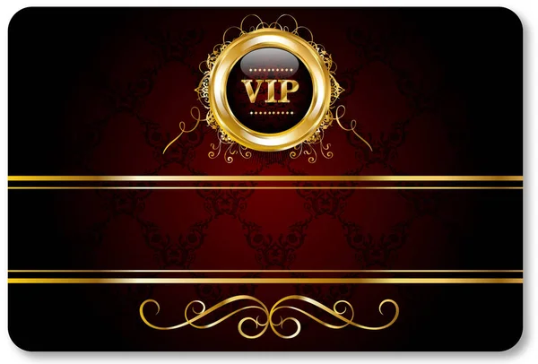 Το VIP icon κάρτα — Διανυσματικό Αρχείο