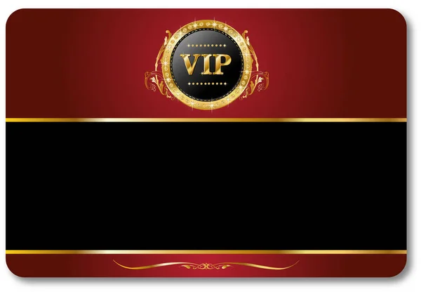 VIP картка значок — Stock Vector