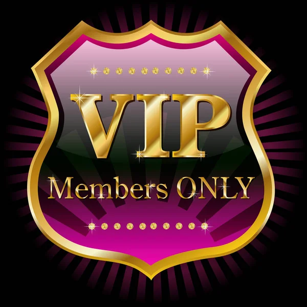 Bannière club VIP — Image vectorielle