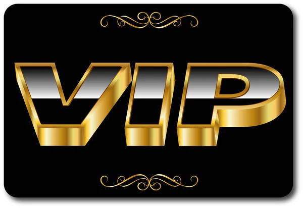 Vip-Kartensymbol — Stockvektor