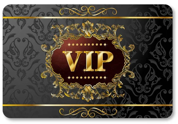 Ikona karta VIP — Wektor stockowy